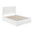 Amear Solid Wood Platform Bed with Panel Footboard and Storage Drawers