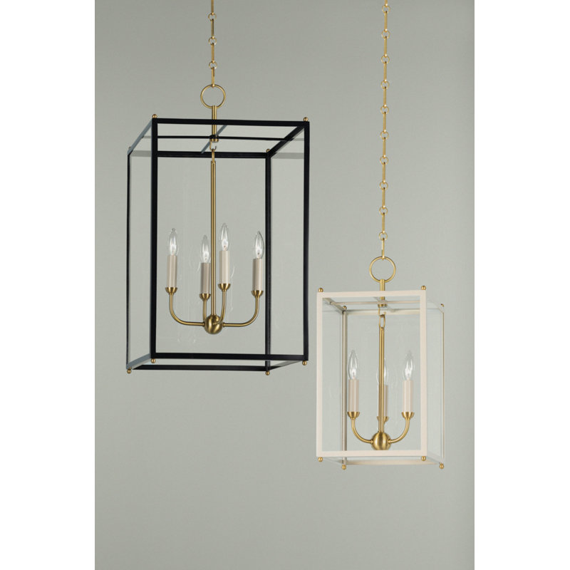 Chaselton 4 - Light Pendant, Clear Glass/Black