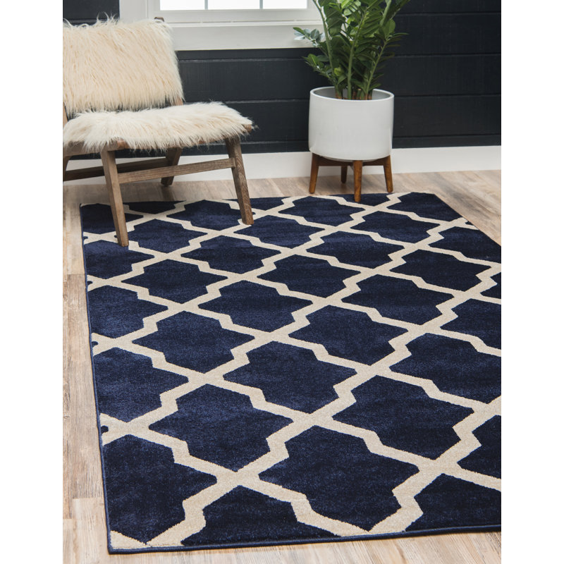 Bartman Geometric Indoor Rug, Rectangle 5'3" x 8'