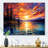 Sunset With Colourful Reflections IV Framed On Canvas Print-140481163-140481162