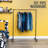 Hebgen 38.5'' Industrial Pipe Freestanding Clothing Rack