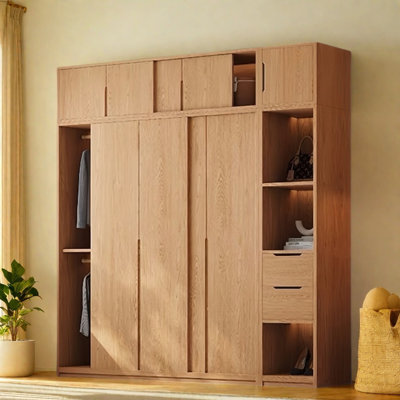 Garde-robe simple en forme de bûche