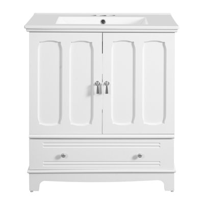 Meuble-lavabo 30 po avec lavabo en céramique