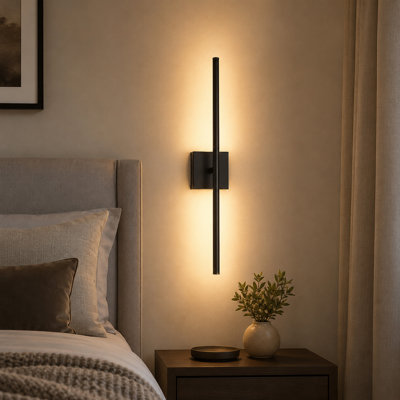 Applique murale à 2 lumières DEL en métal pour salle de bain Mordern