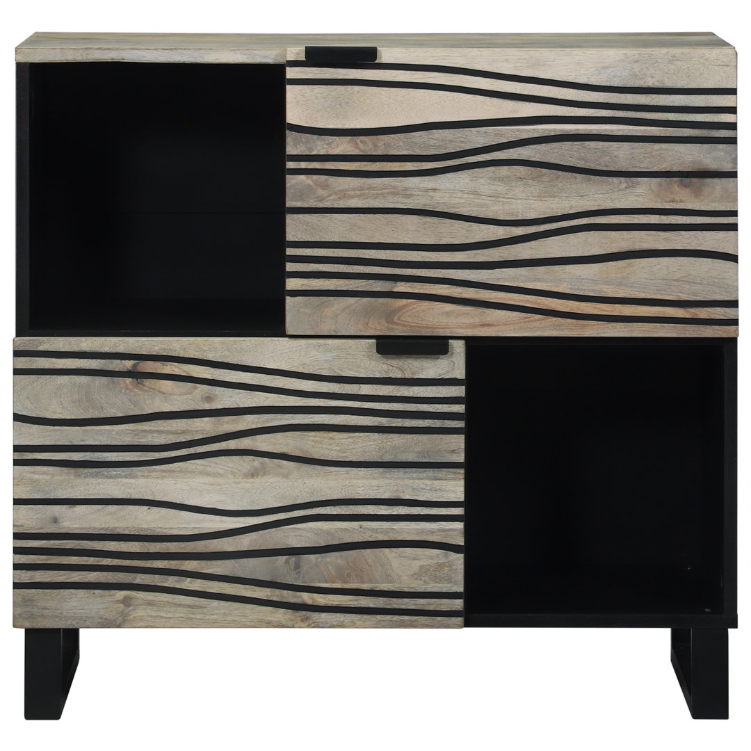 Sideboard 80 X 33 X 75 Cm Solid Mango Wood