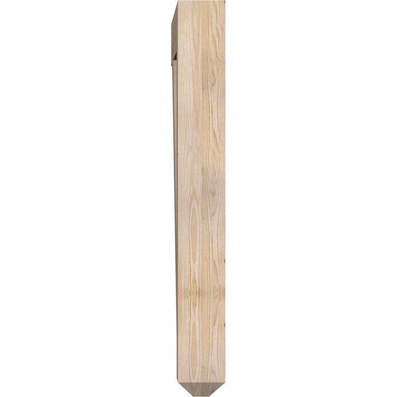 Support lisse pour artisan olympique, Sapin de Douglas, H 46 po x l 5,5 po x P 34 po