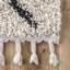 Tapis à motif de treillis pour le salon, la chambre à coucher, la salle à manger Mansel, blanc cassé / gris anthracite-1308590838