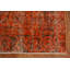 Orange Wool Anatolian Distressed Turkish Rug 4x7