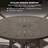 Fritsche Round 48.03'' Outdoor Cast Aluminum Round Dining Table