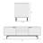 Hamilton TV Stand with 2 Storage Cabinets Fits TVs up to 70"-1136952521