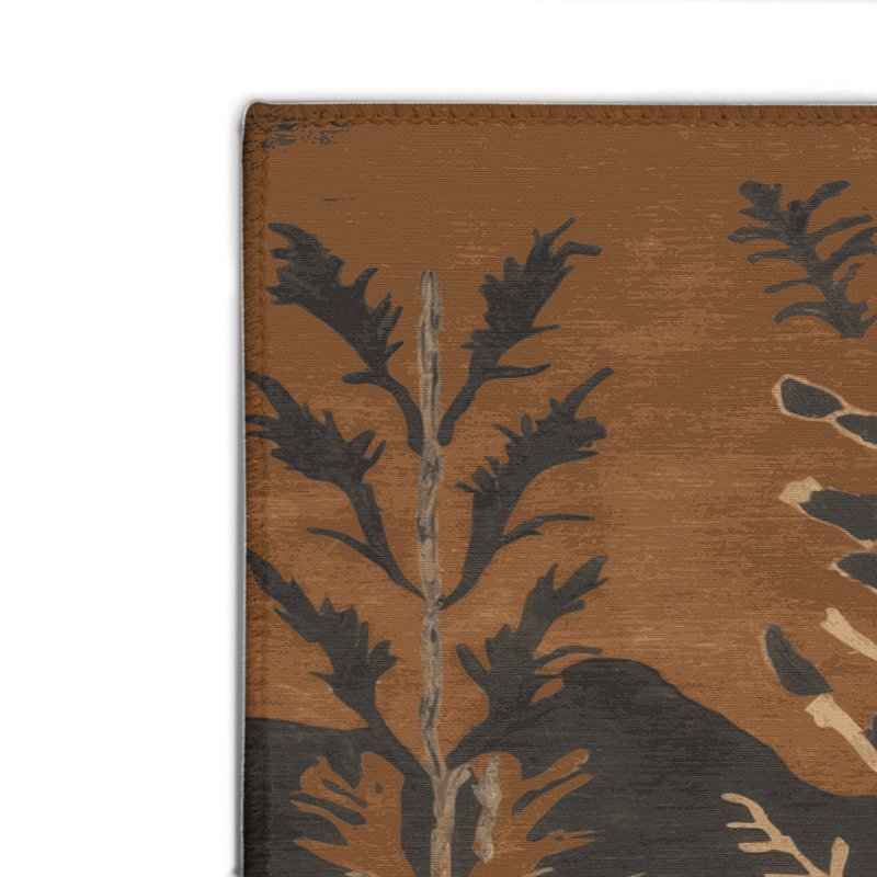 Tapis intérieur et extérieur gris Nature, Rectangulaire 2 pi x 3 pi