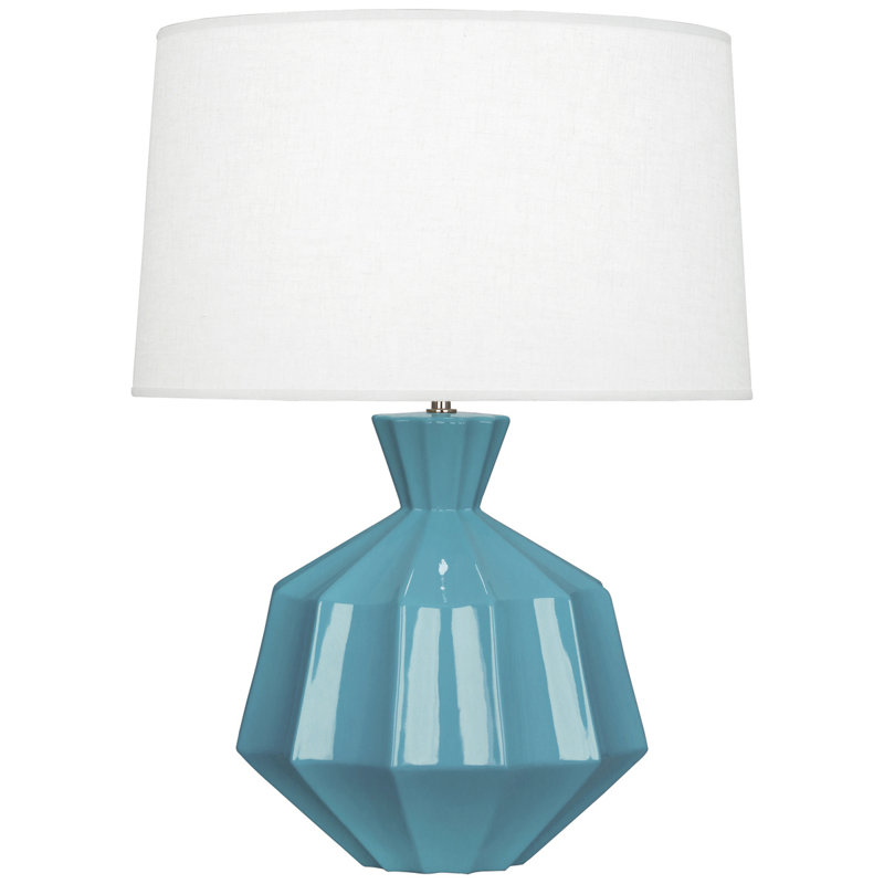Small Orion Accent Lamp, Steel Blue, 27" H x 19.5" W x 19.5" D