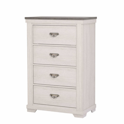 1Pc Farmhouse Style Drawer Night Stand Nightstand End Table Beige Finish Rustic Bedroom Solid Wood Wooden Furniture