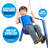 XDP Recreation SuperDisc PLUS Safe-Arch Backyard Swing Set, Metal, Silver & Blue