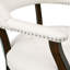 Chaise de poker avec accoudoirs pivotants capitonnés LUMera Collection - blanc-2030762704-2129638752