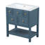 Ensemble de meuble-lavabo simple avec 5 tiroirs-1974578582