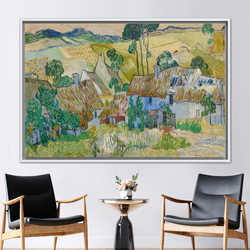 Print on Canvas, 25 cm H x 35 cm W, White Floater Framed