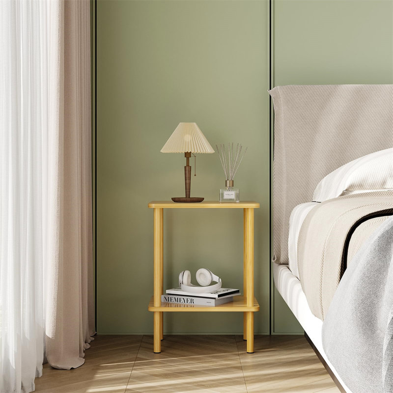 Abriyah End Table, Oak, Oak Brown