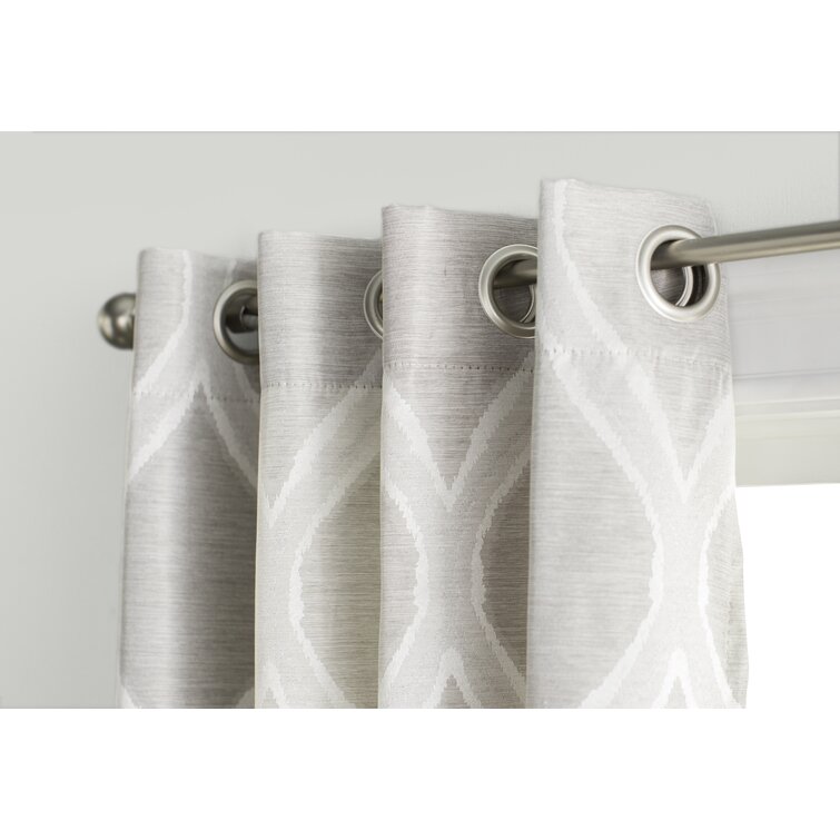 Wade Logan® Borach Semi-Sheer Curtain Pair & Reviews