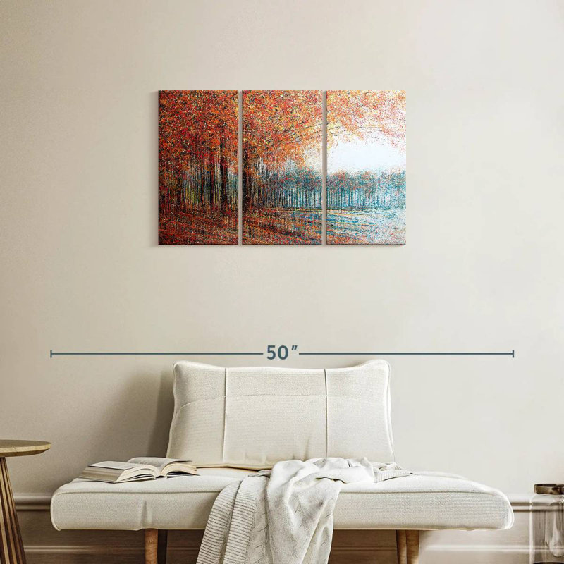 Avery les arbres rouges, H 20 po x l 33 po