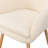 Charlie Wingback Sherpa Armchair with Solid Wood Legs-1106569848