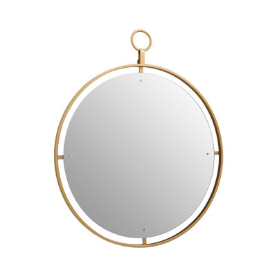 Murphysboro Metal Round Wall Mirror