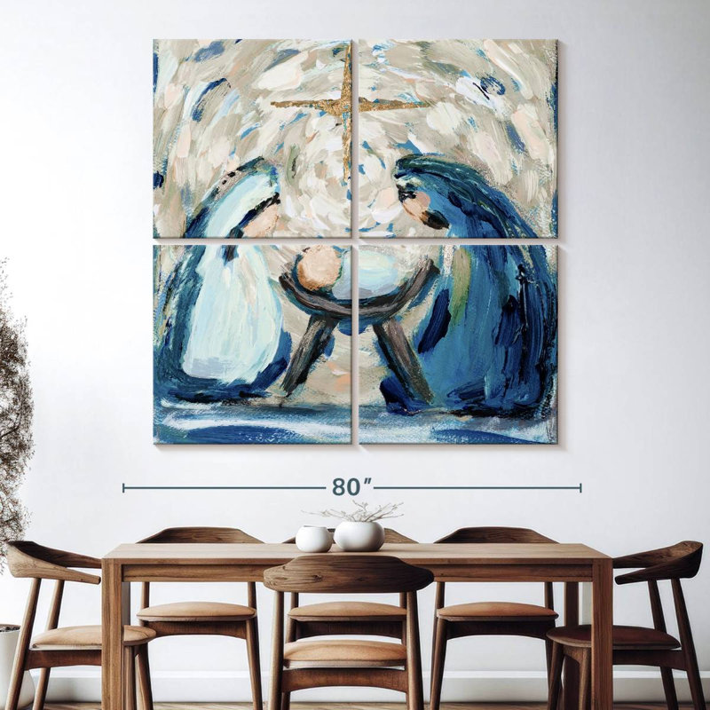 Adella Let Us Adore Him, 74'' H x 74'' W
