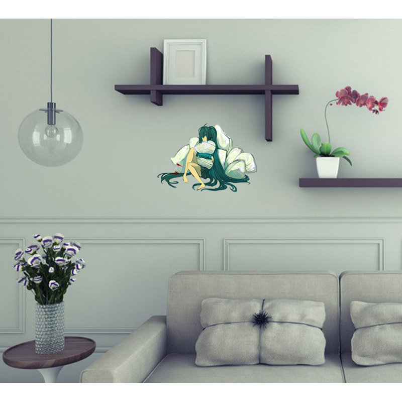 Wall Decal, 7" H x 14" W