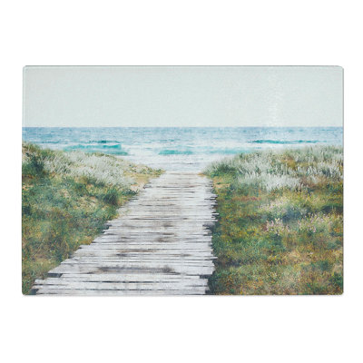 Walkway to the Beach Painting Chopping Board