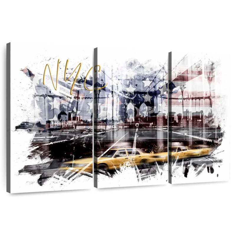 Nicci NYC Composing, 32" H x 50" W