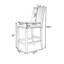 Tabouret de comptoir 26 po Mende