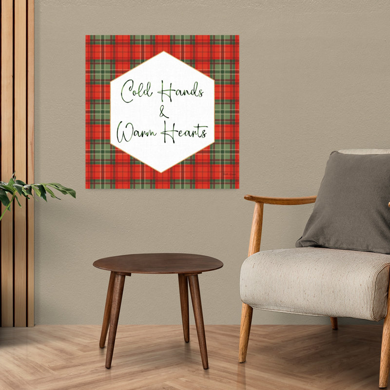 «Classic Christmas VI», art abstrait traditionnel, H 24 po x l 24 po