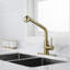 Robinet de cuisine rétractable à poignée simple avec accessoires-88044512