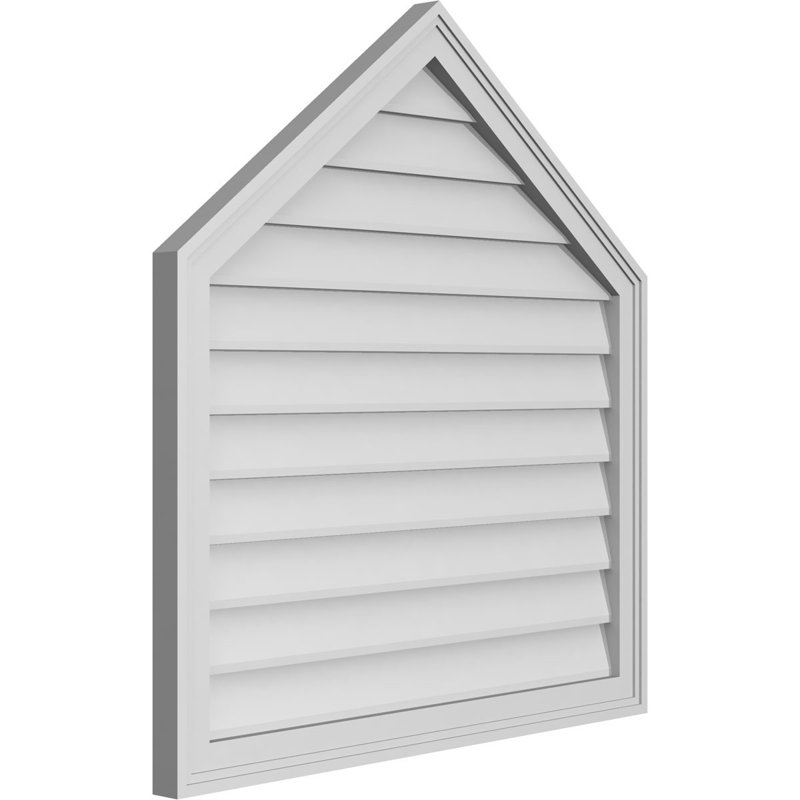 Ventilé pignon non-fonctionnel Signature, H 34 po x l 32 po x P 1,5 po