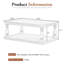 Table basse 45,2 "avec tablette-948897321