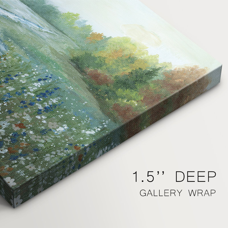 Ruisseau sinueux - Cavas enveloppés de galerie, 12 x 18