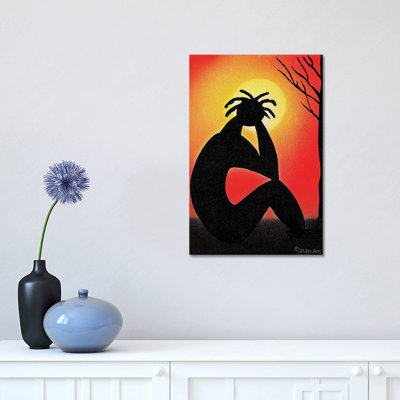 Think 1 Piece Wrapped Canvas Wall Art