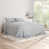 Motif de treillis gris clair