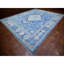 Tapis bleu acier en laine noué à la main 11 pi 9 po x 15 pi 1 po 30B7BE7F537243639CDC2E433B691EFE