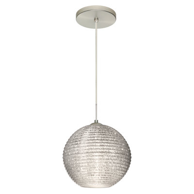 Luminaire sphère suspendu 1 lumières simple Kristall