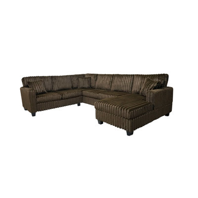 Plush Soft 6-Person U-Shaped Sectional Sofa with Chaise by Latitude Run