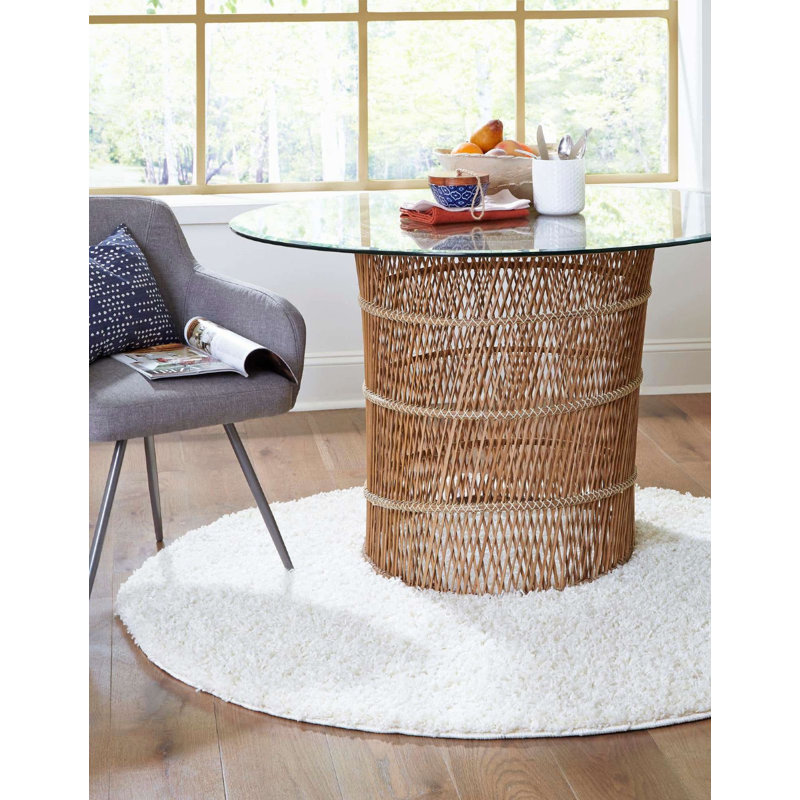 Sybil Striped Indoor Rug, Round 10'2"