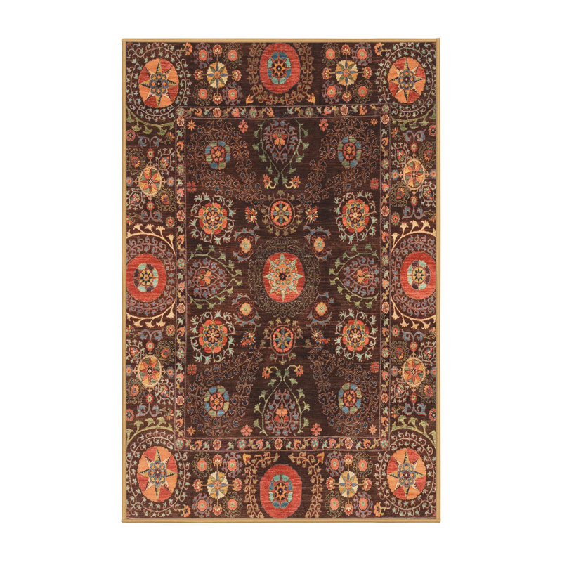 Tapis abstrait moderne 3903, Tapis de couloir 2 pi x 5 pi