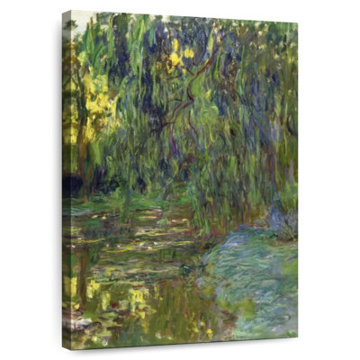 Weeping Willow And Water Lily Pond II