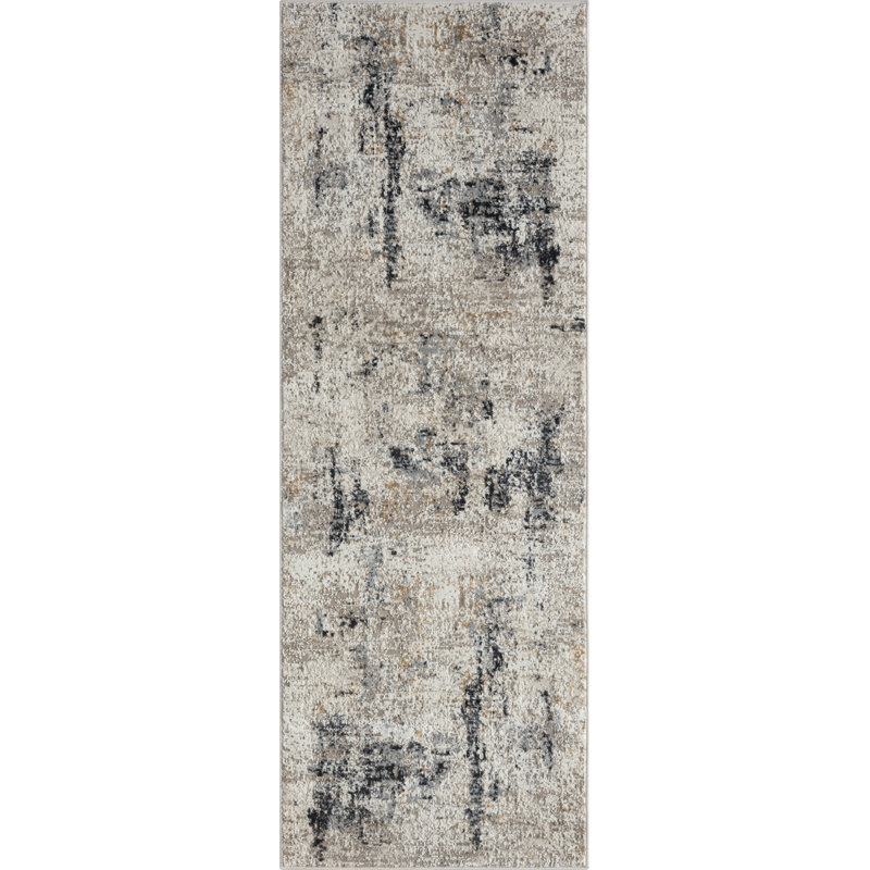 Shandia Abstract Indoor Rug, Runner 2'7" x 7'2"