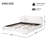 Platform Bed With Boucle Fabric, Boucle Fabric Upholstered Platform Bed With Curve-Shaped Design Headboard-111031435
