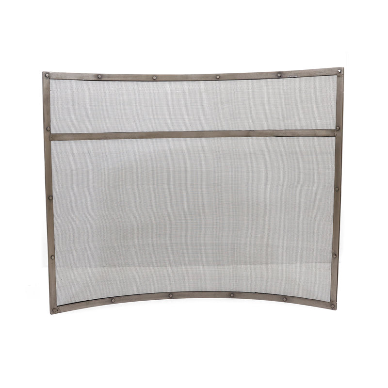 FIRE GUARDS, 68" H x 83" W x 15" D, Silver