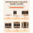 30A Cord 110-120V 3 Person Luxurious Far Infrared Sauna For Home Spa, Low Emf Wooden Dry Sauna Room With Bluetooth Speakers, Lcd Control Panel, Tempered Glass Door, 7 Colors Lighting, 74.76"X80.76"X26.04"