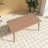 6-Person Rectangular Aluminum Dining Table-446526783