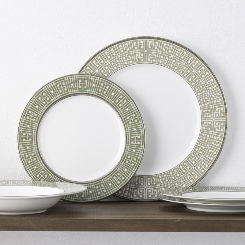 Noritake Infinity 5-Piece Place Setting, Service For 1, Green Platinum